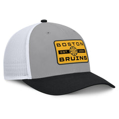 Boston Bruins Fanatics Fundamental Adapt Trucker Adjustable Hat
