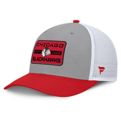 Chicago Blackhawks Fanatics Fundamental Adapt Trucker Adjustable Hat