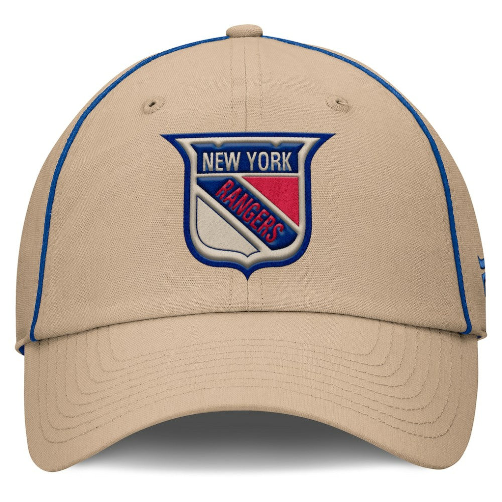 New York Rangers Fanatics Heritage Setoff Adjustable Hat