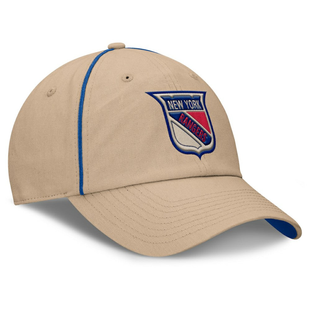 New York Rangers Fanatics Heritage Setoff Adjustable Hat