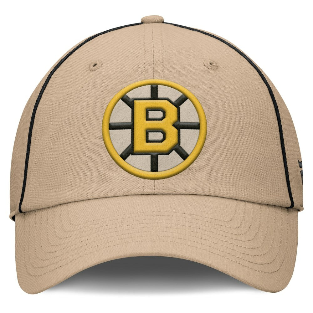 Boston Bruins Fanatics Heritage Setoff Adjustable Hat
