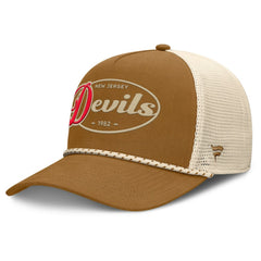 New Jersey Devils Fanatics Heritage Fetch A-Frame Trucker Adjustable Hat