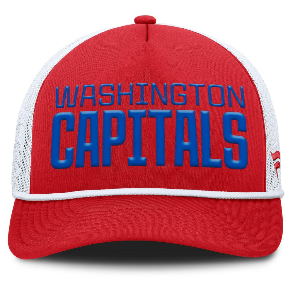 Washington Capitals Fanatics Heritage Dutch A-Frame Trucker Adjustable Hat