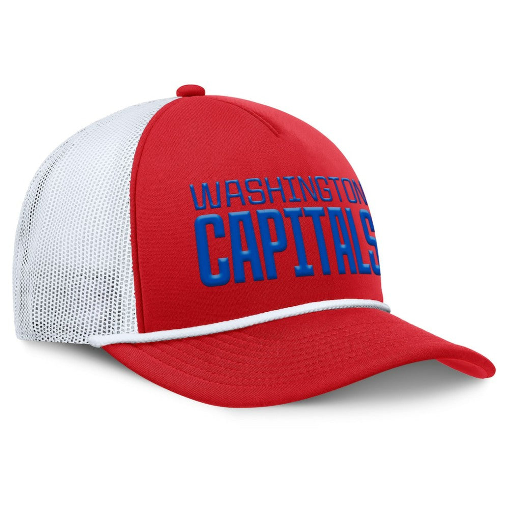 Washington Capitals Fanatics Heritage Dutch A-Frame Trucker Adjustable Hat