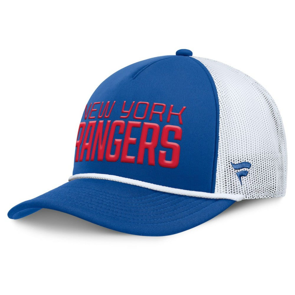 New York Rangers Fanatics Heritage Dutch A-Frame Trucker Adjustable Hat