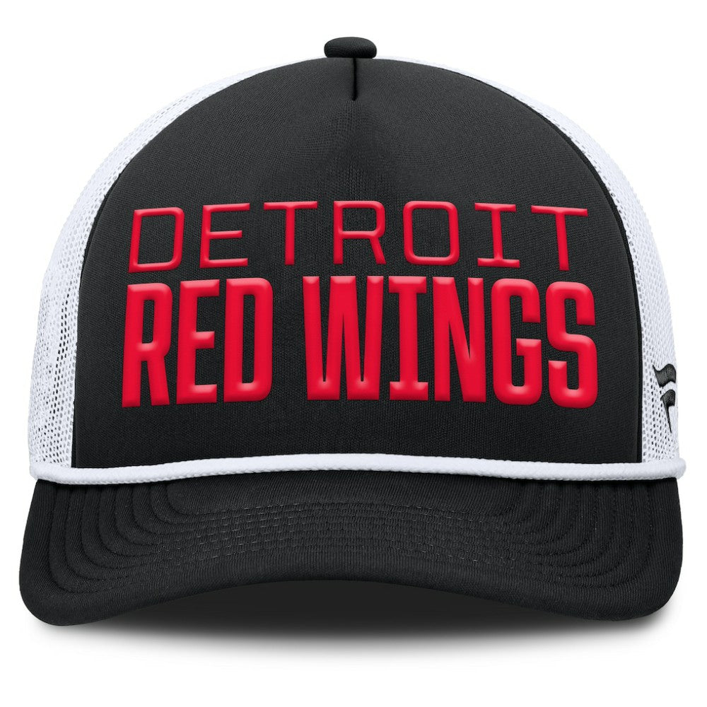 Detroit Red Wings Fanatics Heritage Dutch A-Frame Trucker Adjustable Hat