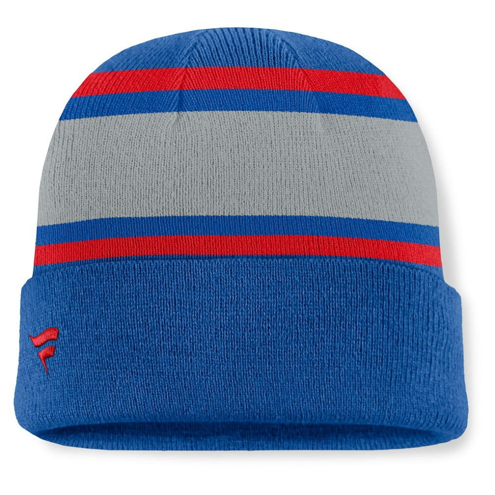 New York Rangers Fanatics Heritage Varsity Cuffed Knit Hat