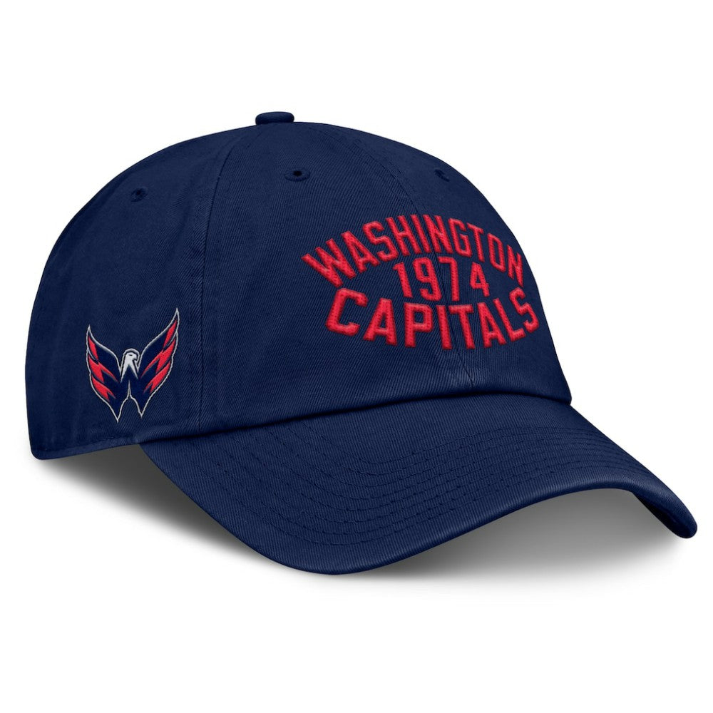Washington Capitals Fanatics Fundamentals Archer Adjustable Hat