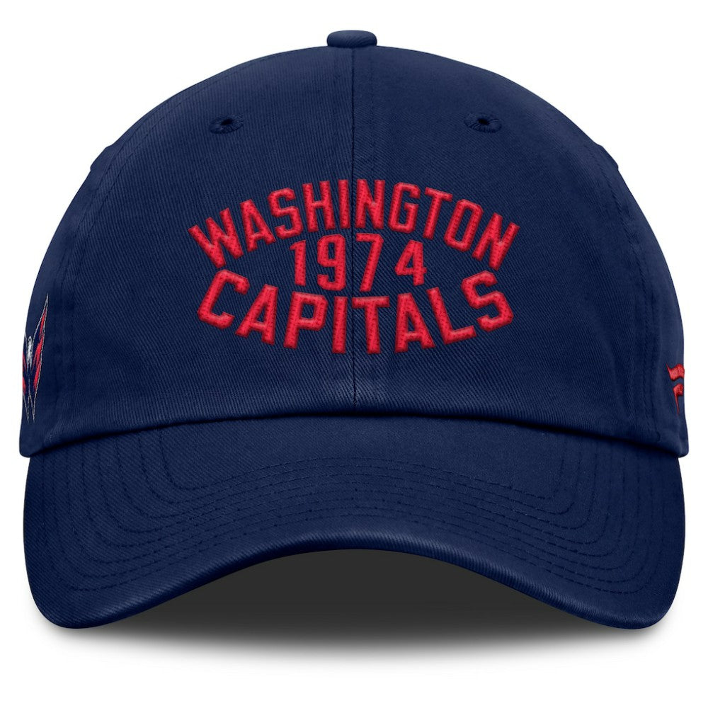 Washington Capitals Fanatics Fundamentals Archer Adjustable Hat