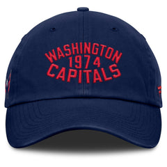 Washington Capitals Fanatics Fundamentals Archer Adjustable Hat