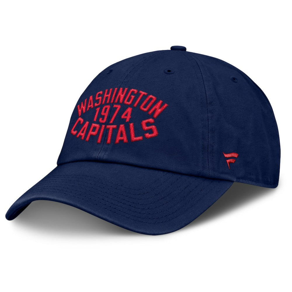 Washington Capitals Fanatics Fundamentals Archer Adjustable Hat