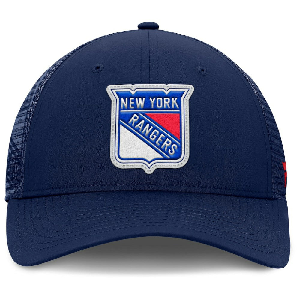 New York Rangers Fanatics Authentic Pro Home Ice Trucker Adjustable Hat