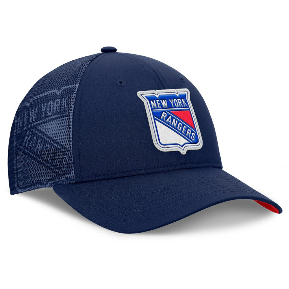 New York Rangers Fanatics Authentic Pro Home Ice Trucker Adjustable Hat