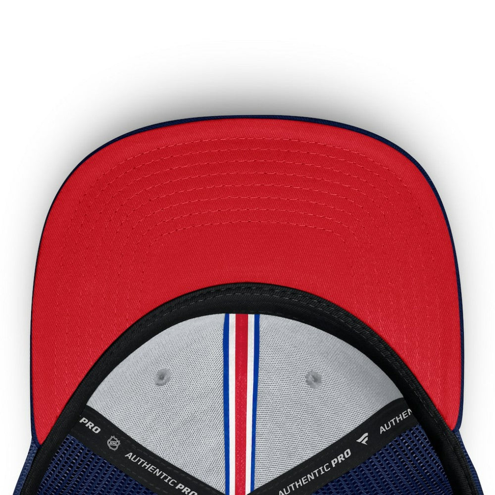 New York Rangers Fanatics Authentic Pro Home Ice Trucker Adjustable Hat