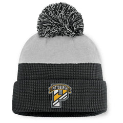 Pittsburgh Penguins Fanatics Authentic Pro Home Ice Cuffed Knit Hat with Pom
