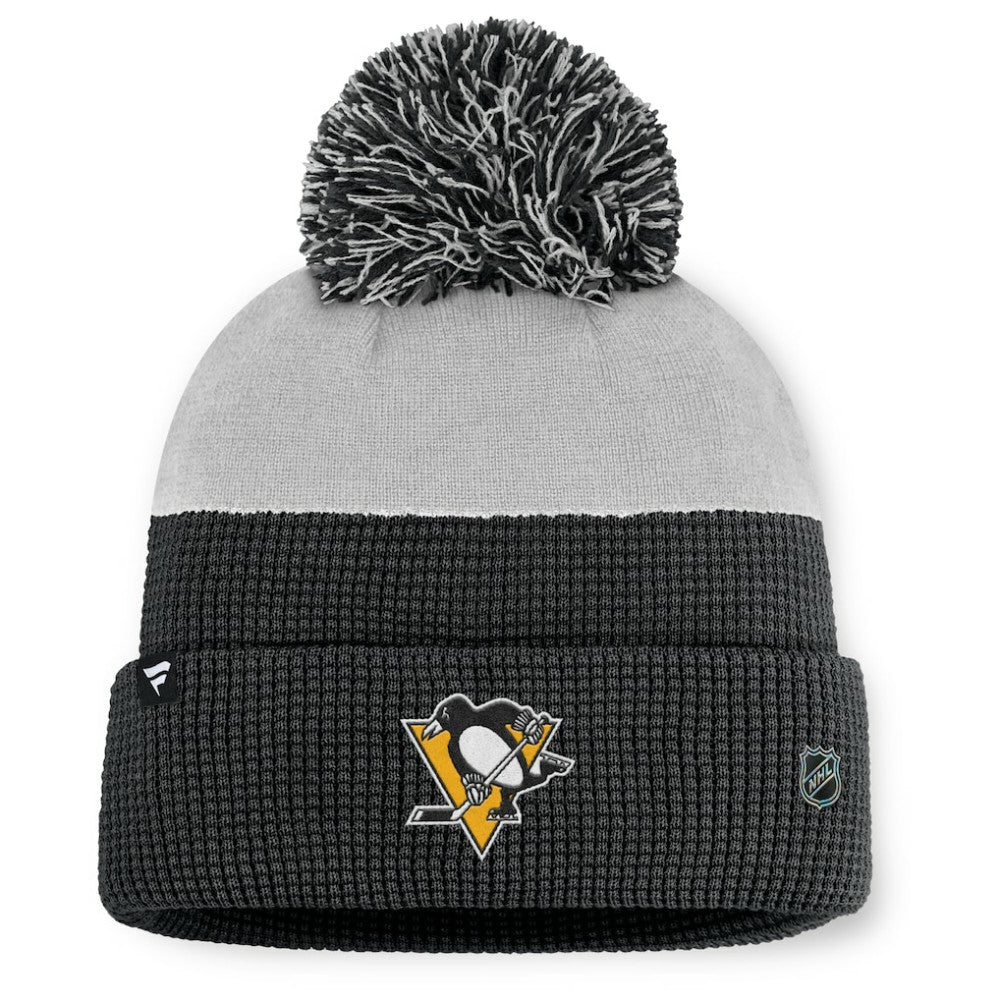 Pittsburgh Penguins Fanatics Authentic Pro Home Ice Cuffed Knit Hat with Pom