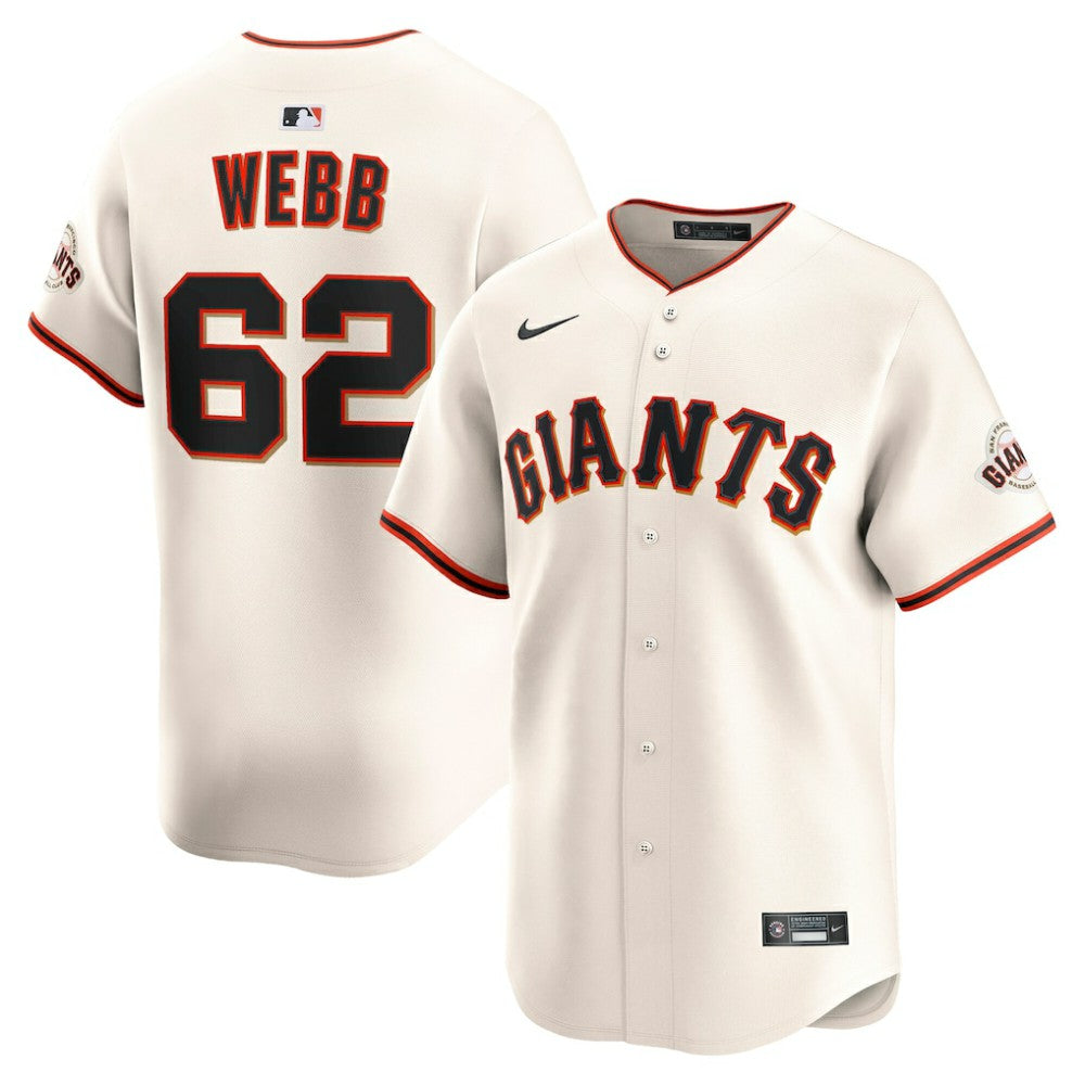 Logan Webb San Francisco Giants Home Limited Player Jersey - Cream | Nike