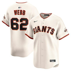 Logan Webb San Francisco Giants Home Limited Player Jersey - Cream | Nike