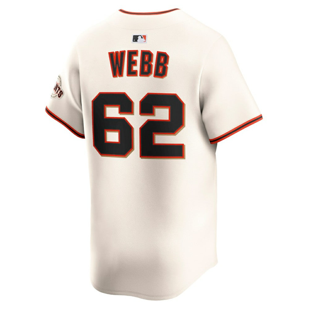 Logan Webb San Francisco Giants Home Limited Player Jersey - Cream | Nike