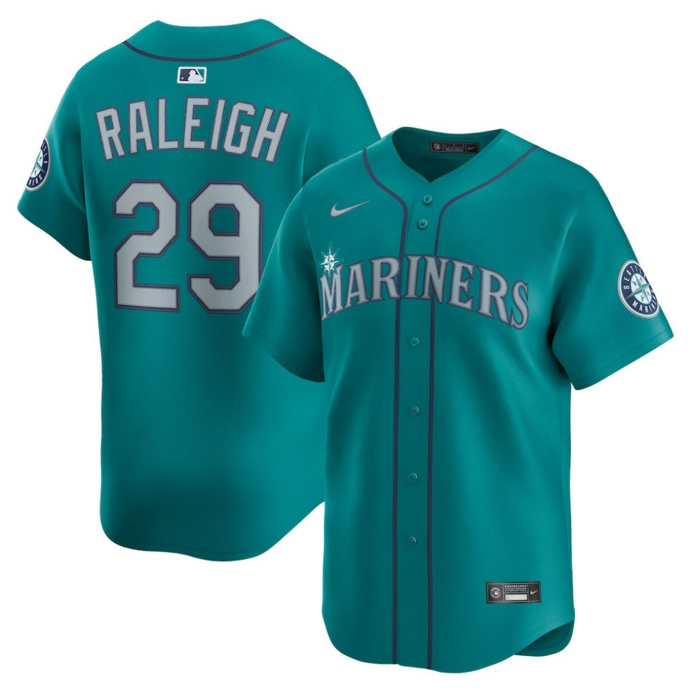 Cal Raleigh Seattle Mariners Alternate Limited Jersey - Teal | Nike