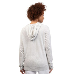 Chicago Cubs G-III 4Her by Carl Banks Women's Pregame Pullover Hoodie - Oatmeal