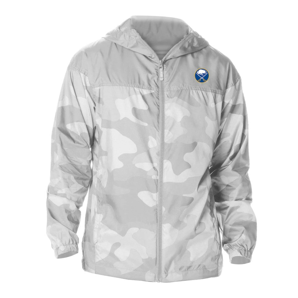 Buffalo Sabres Columbia Camo Flash Challenger Omni-Shade Full-Zip Hoodie Windbreaker