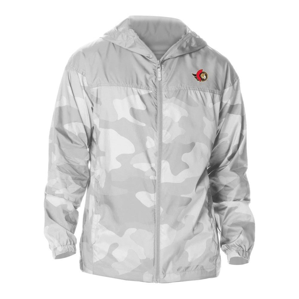 Ottawa Senators Columbia Camo Flash Challenger Omni-Shade Full-Zip Hoodie Windbreaker