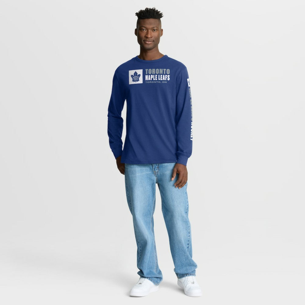 Toronto Maple Leafs Fanatics Goal Crease Legacy Long Sleeve T-Shirt