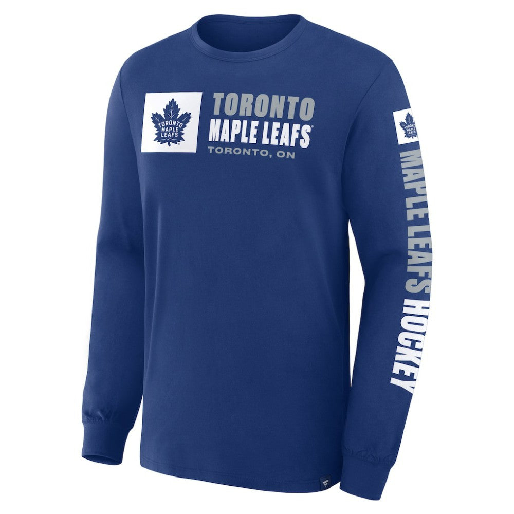 Toronto Maple Leafs Fanatics Goal Crease Legacy Long Sleeve T-Shirt