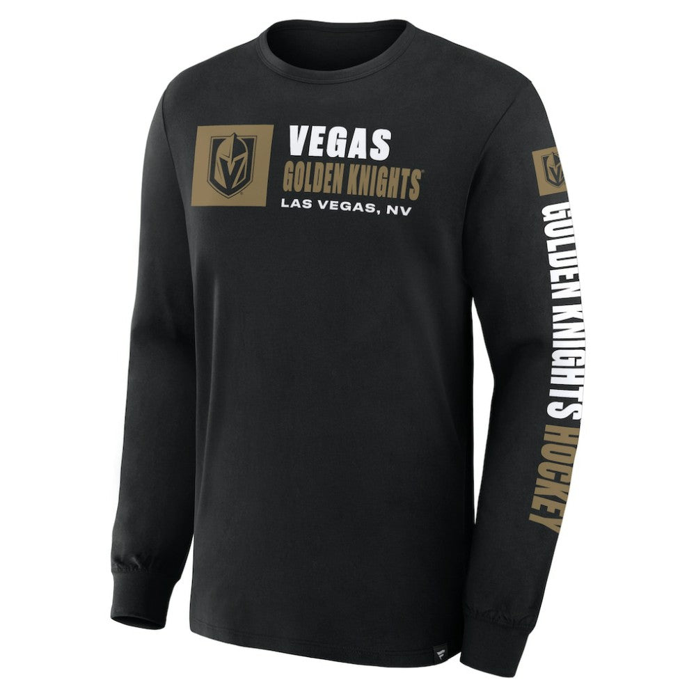 Vegas Golden Knights Fanatics Goal Crease Legacy Long Sleeve T-Shirt