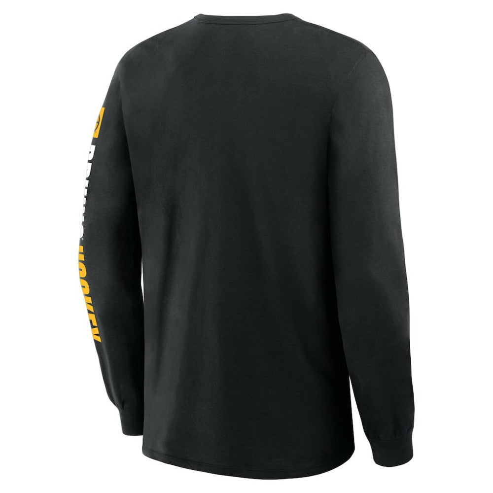 Boston Bruins Fanatics Goal Crease Legacy Long Sleeve T-Shirt