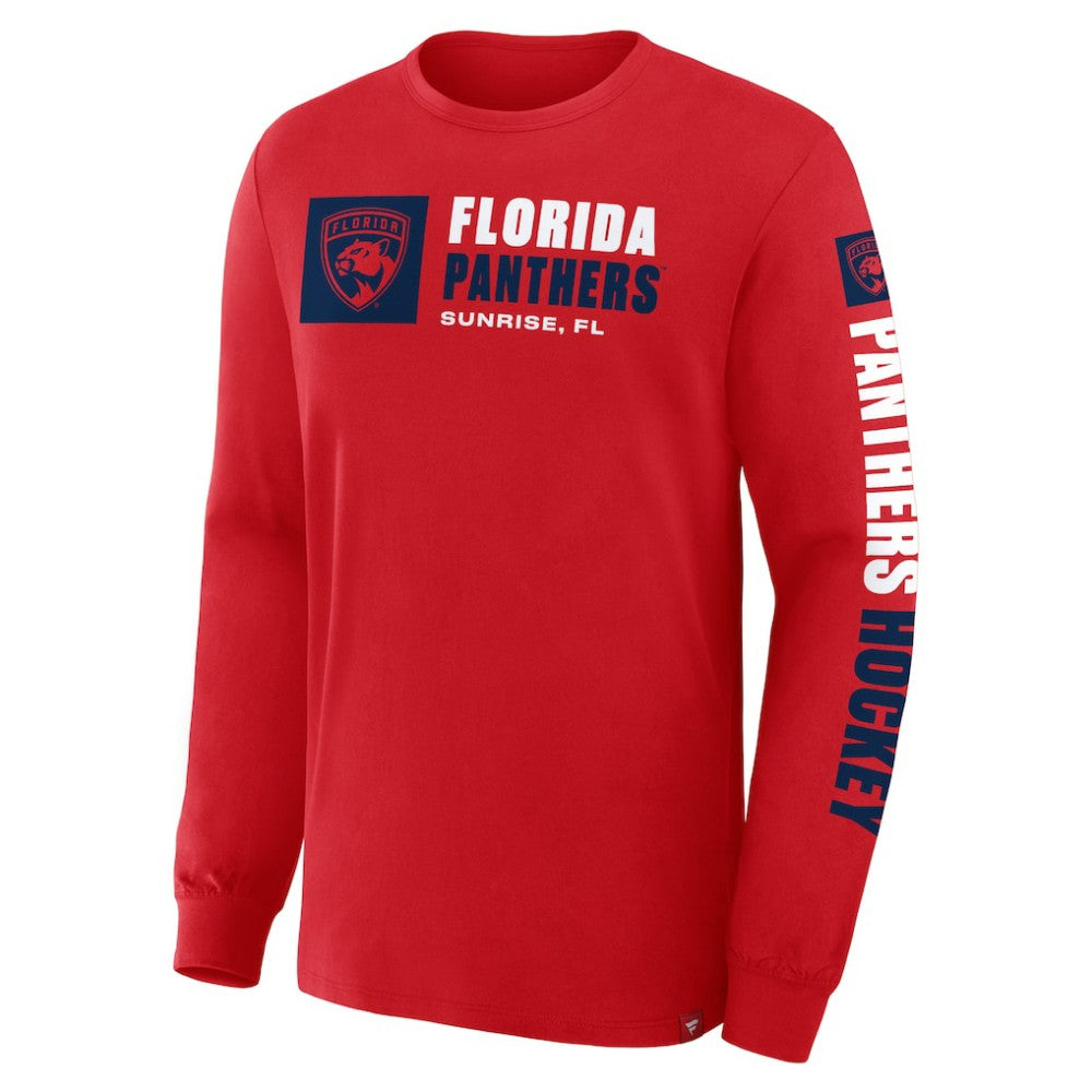 Florida Panthers Fanatics Goal Crease Legacy Long Sleeve T-Shirt