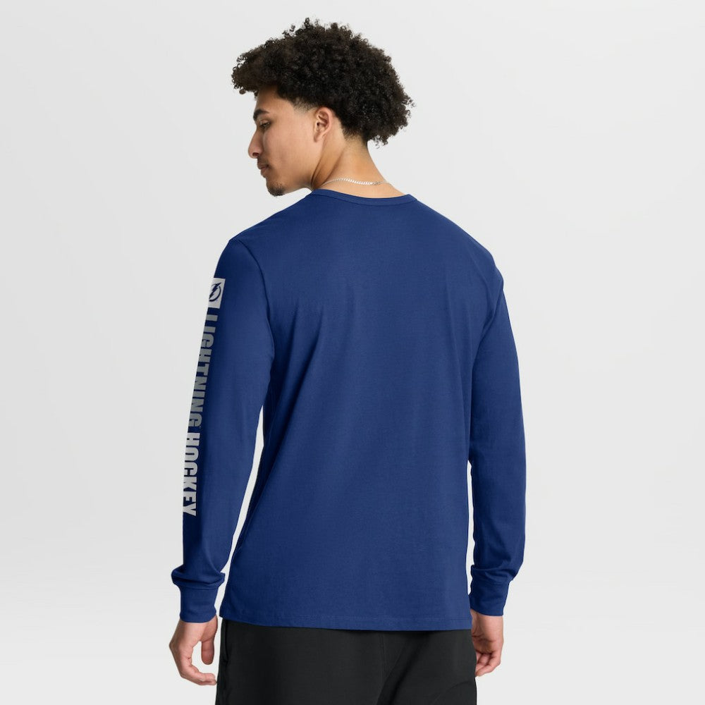Tampa Bay Lightning Fanatics Goal Crease Legacy Long Sleeve T-Shirt