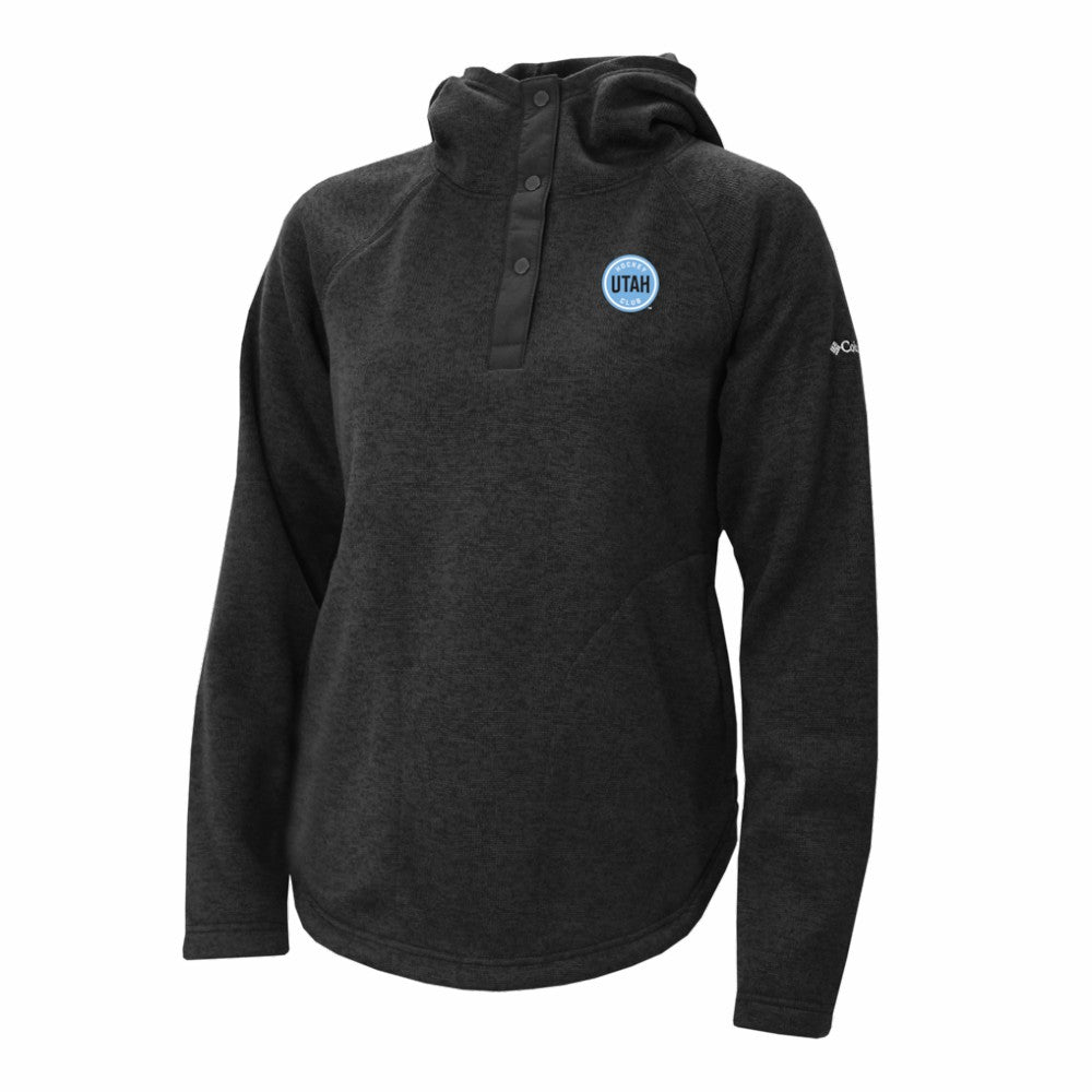 Utah Mammoth Columbia Women's Sweater Weather Quarter-Snap Hoodie