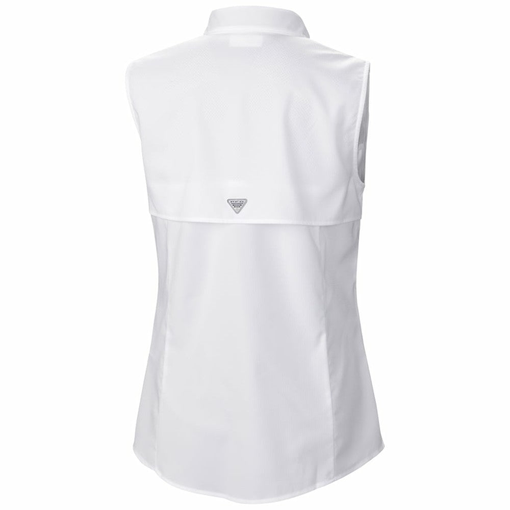 Utah Mammoth Columbia Women's Tamiami Omni-Shade Sleeveless Button-Up Shirt
