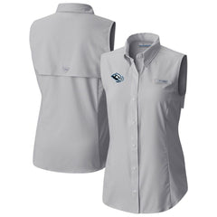 Utah Mammoth Columbia Women's Tamiami Omni-Shade Sleeveless Button-Up Shirt