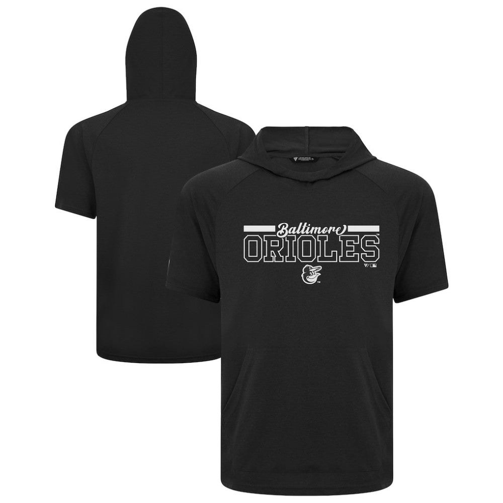 Baltimore Orioles Levelwear Phase Vanguard Hoodie T-Shirt - Black