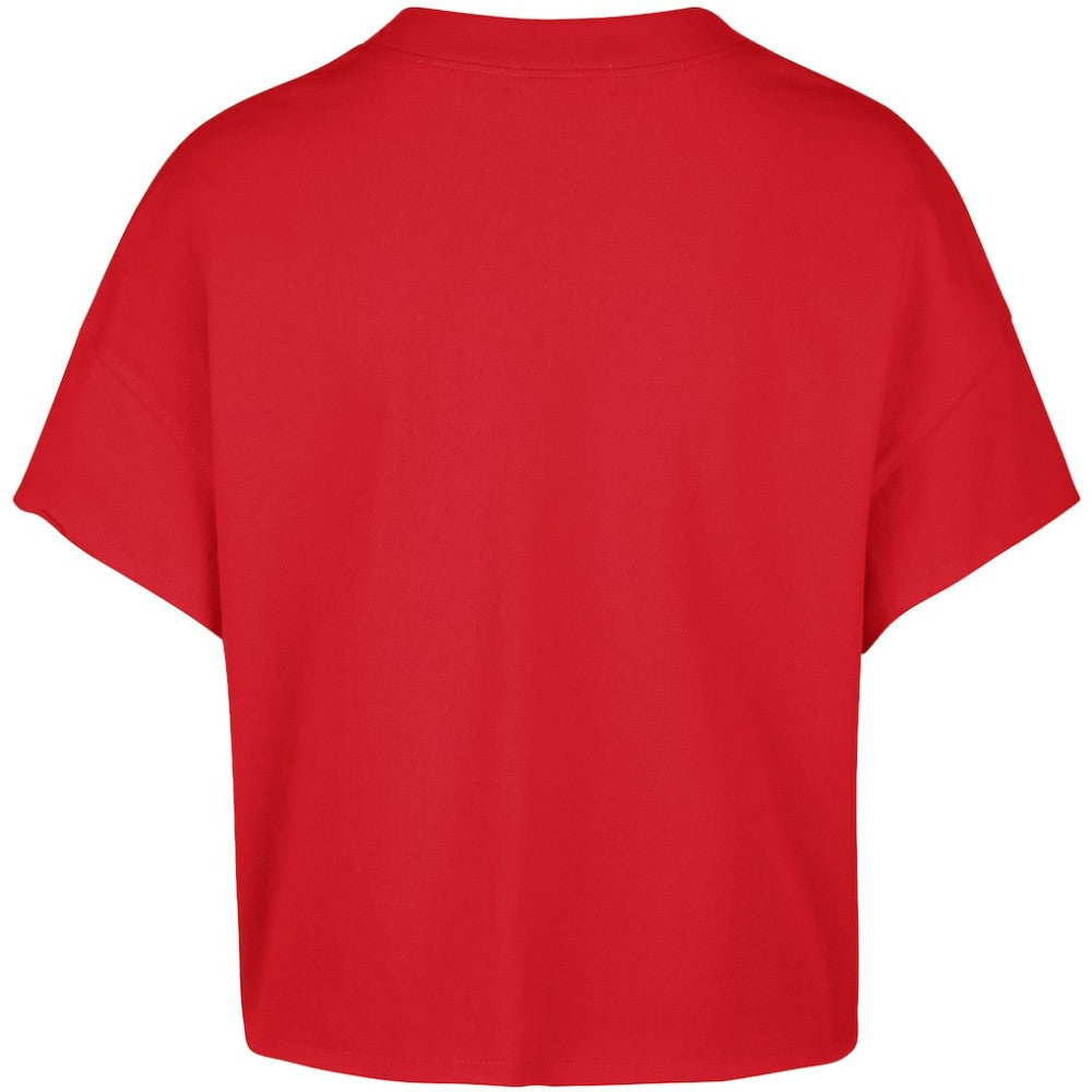 Connor Bedard Chicago Blackhawks '47 Women's Elation Name & Number Oversized Notch Neck T-Shirt