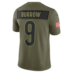 NFL Cincinnati Bengals Joe Burrow  2025 Salute to Service Limited Jersey
