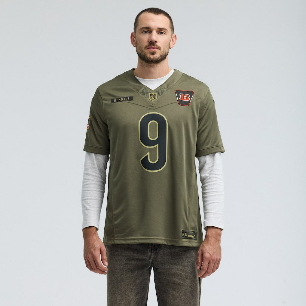NFL Cincinnati Bengals Joe Burrow  2025 Salute to Service Limited Jersey