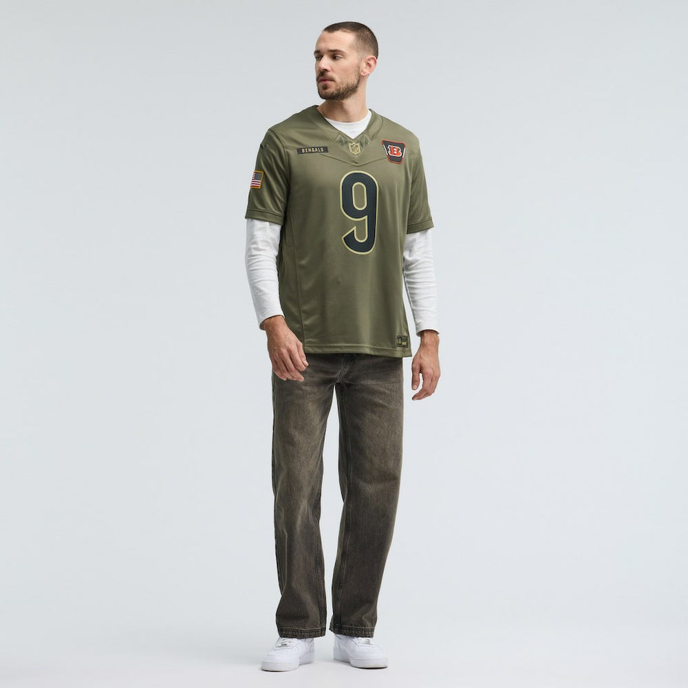 NFL Cincinnati Bengals Joe Burrow  2025 Salute to Service Limited Jersey