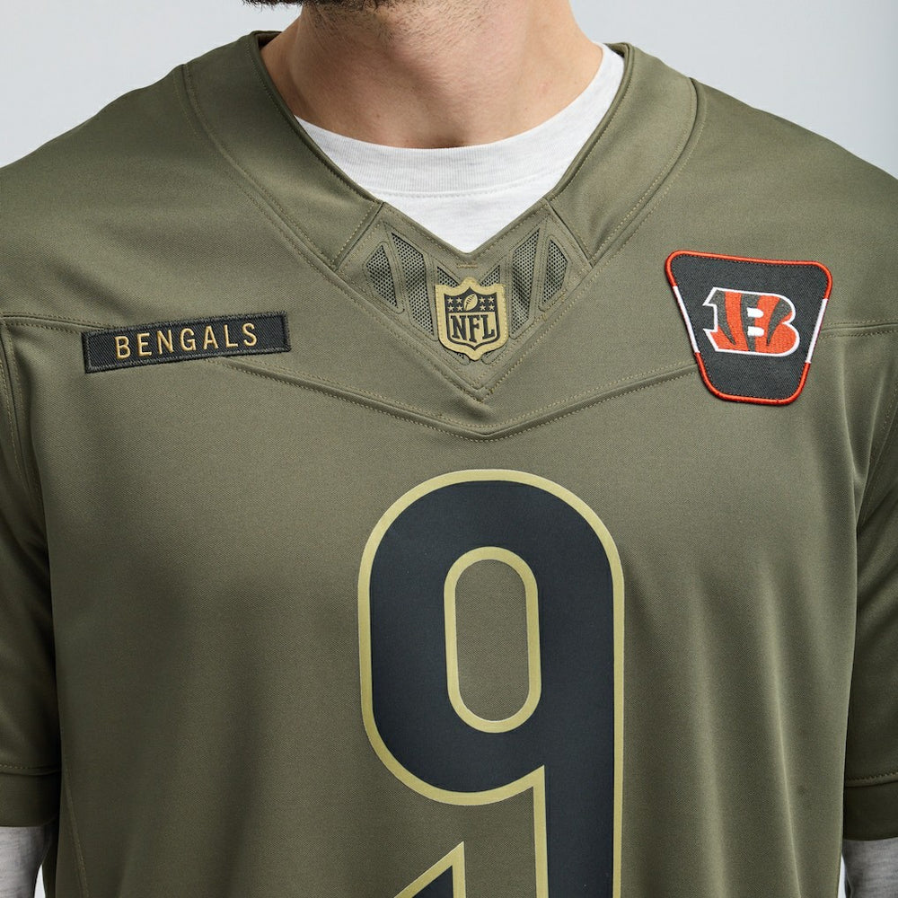 NFL Cincinnati Bengals Joe Burrow  2025 Salute to Service Limited Jersey