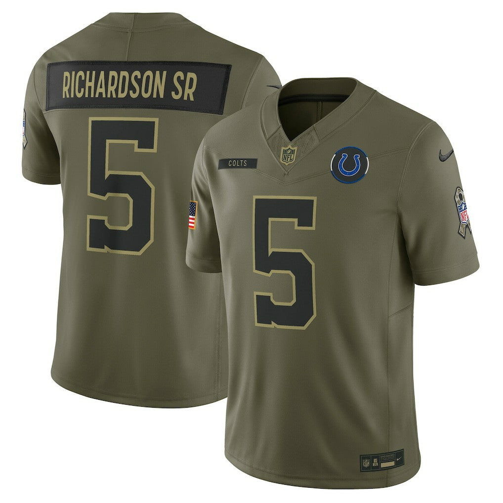 NFL Indianapolis Colts Anthony Richardson Sr.  2025 Salute to Service Limited Jersey