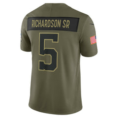 NFL Indianapolis Colts Anthony Richardson Sr.  2025 Salute to Service Limited Jersey