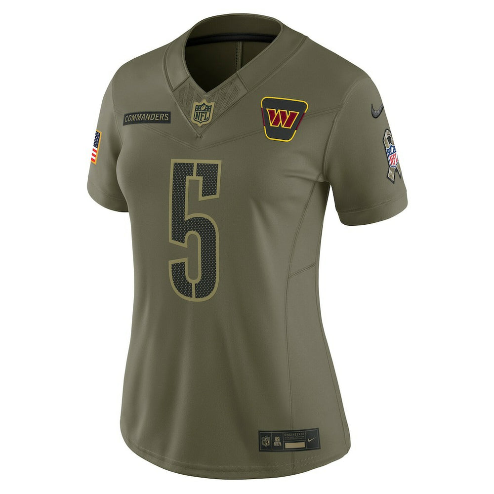NFL Washington Commanders Jayden Daniels  Women's 2025 Salute to Service Limited Jersey