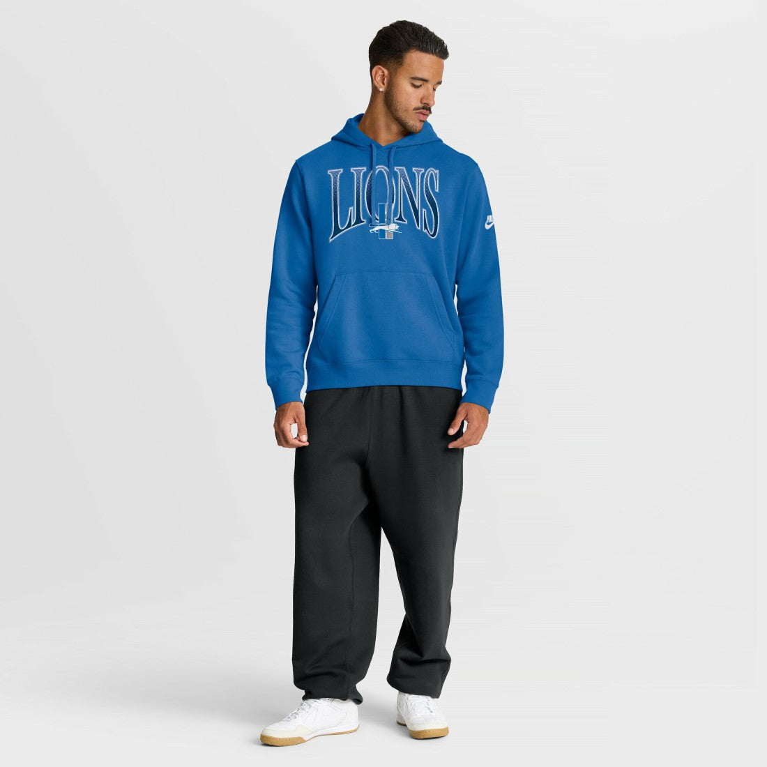 NFL Detroit Lions Full Blitz Club Fleece Pullover Hoodie