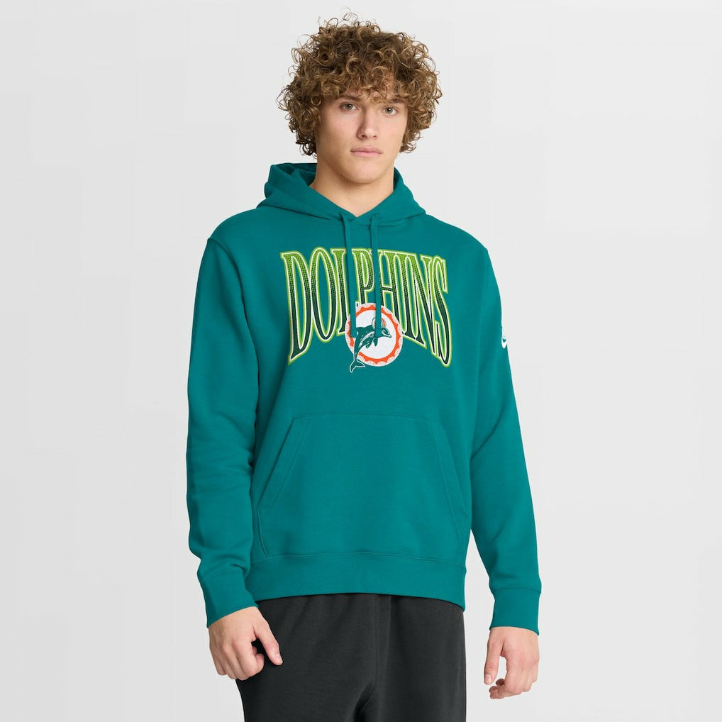 NFL Miami Dolphins Full Blitz Club Fleece Pullover Hoodie