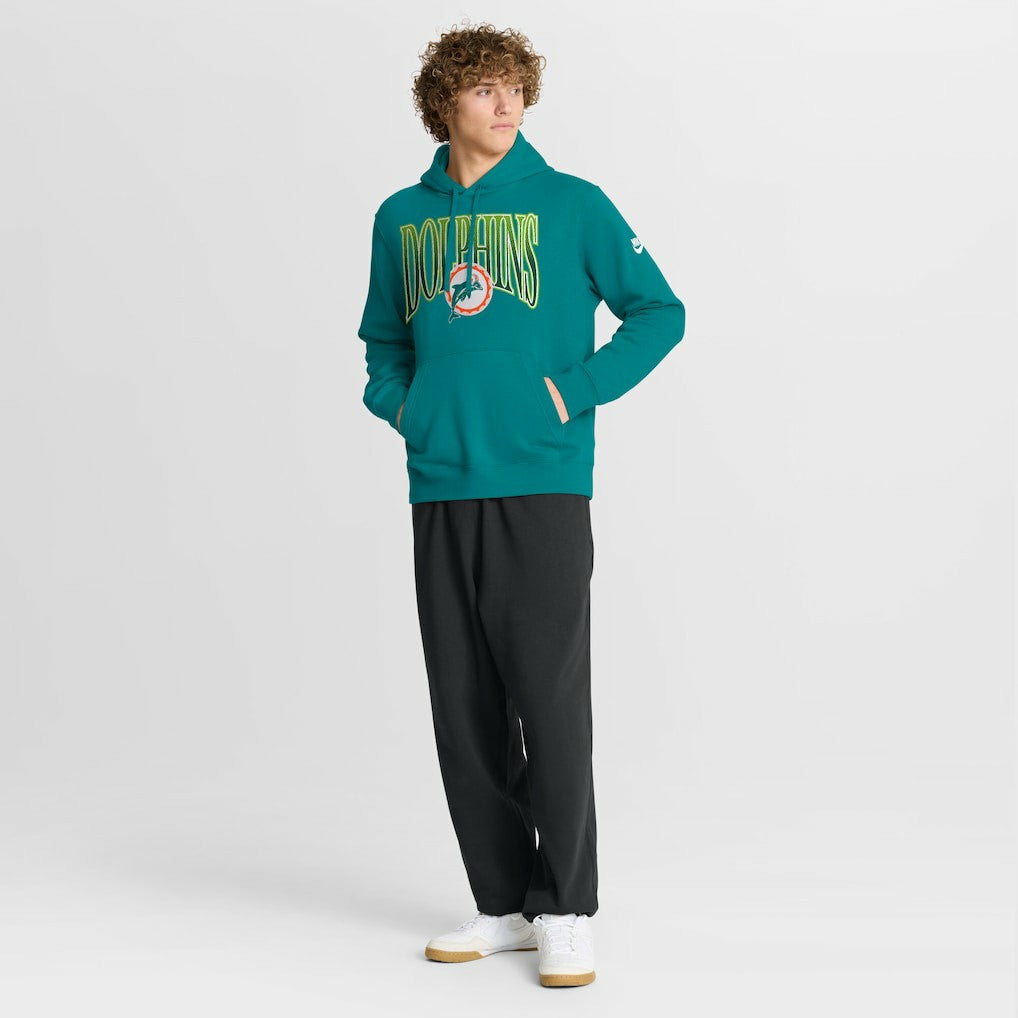 NFL Miami Dolphins Full Blitz Club Fleece Pullover Hoodie
