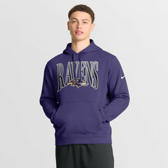 NFL Baltimore Ravens Full Blitz Club Fleece Pullover Hoodie