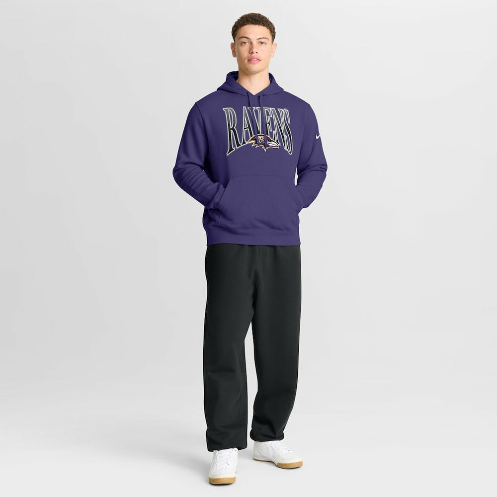 NFL Baltimore Ravens Full Blitz Club Fleece Pullover Hoodie